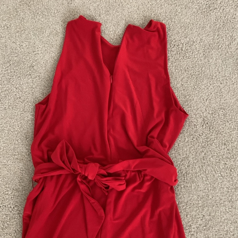 Red jumpsuit - Picture 2 of 3